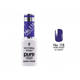 pure creamy hybrid salon color No.118 ultra violet